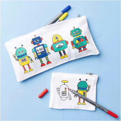Mini DIY Kit - Tekstilfarvelgning - Robot