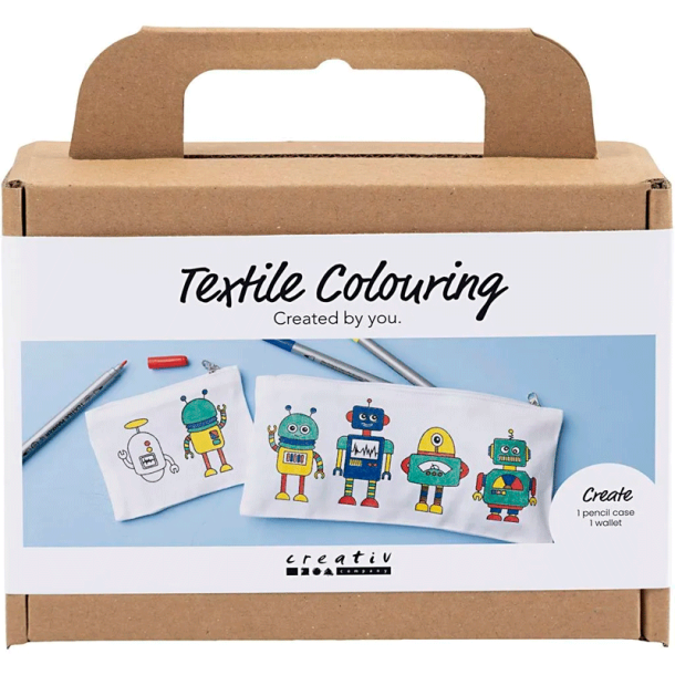 Mini DIY Kit - Tekstilfarvelgning - Robot