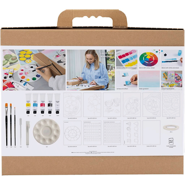 Start DIY Kit - Gouache - Malerier