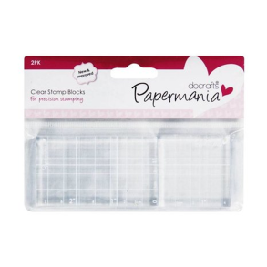 Docraft Papermania - Clear stamp blokke - 2 stk