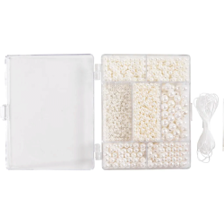 DIY Mix Smykker - Halskde og armbnd - Hvid perlemor