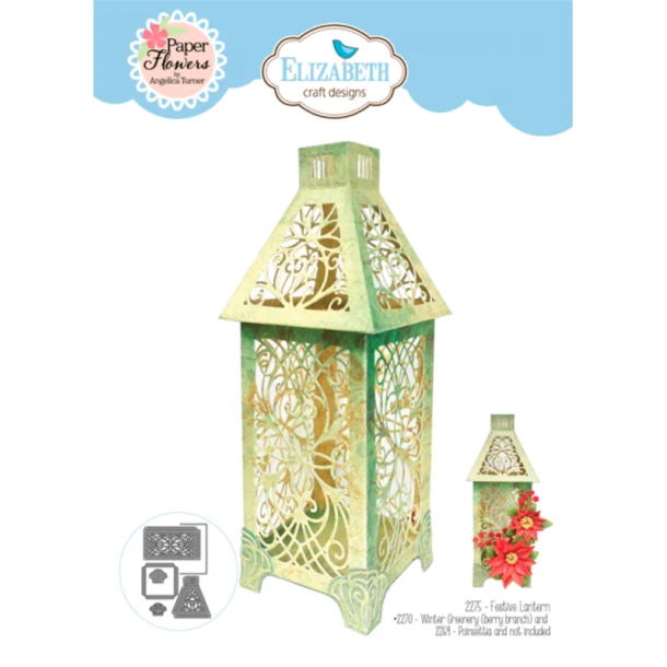 Elizabeth Craft Designs - Dies - Festive Lantern / Festlig Lanterne