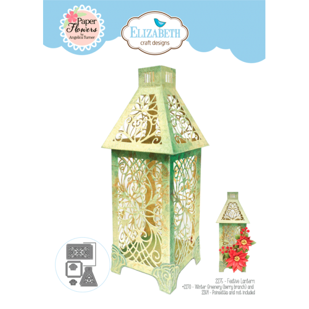 Elizabeth Craft Designs - Dies - Festive Lantern / Festlig Lanterne