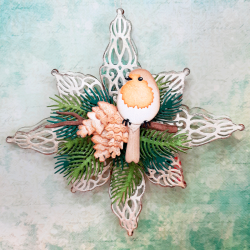 Elizabeth Craft Designs - Die - Festive Star / Festlig stjerne