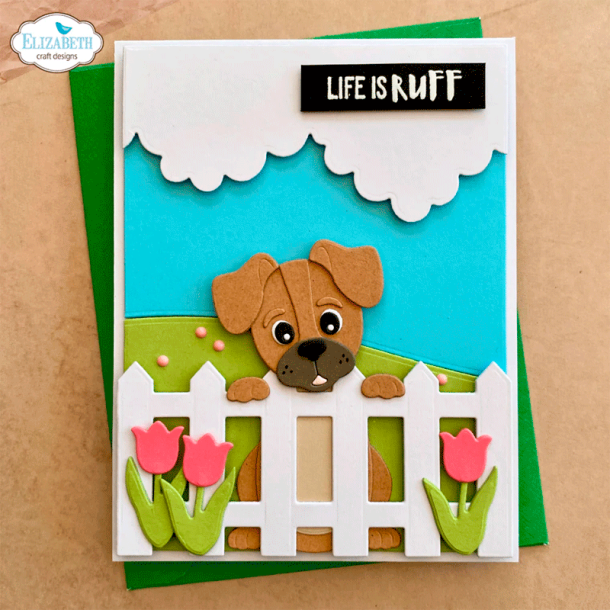 FORUDBESTILLING!!! - Elizabeth Craft Designs - Die - Garden edges and fence / Have med hegn