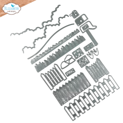 FORUDBESTILLING!!! - Elizabeth Craft Designs - Die - Garden edges and fence / Have med hegn