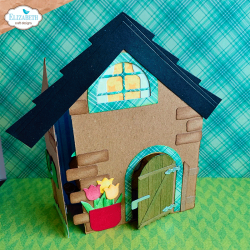 FORUDBESTILLING!!! - Elizabeth Craft Designs - Die - Dog House build a book / Hundehus byg-en-bog