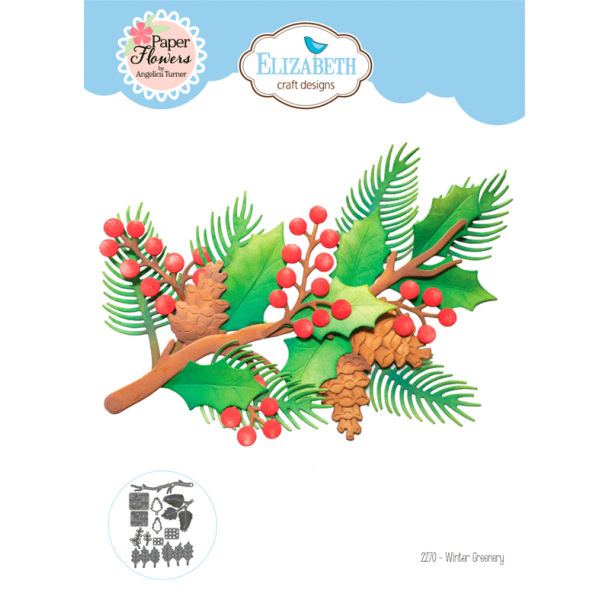 Elizabeth Craft Designs - Dies - Winter Greenery /Vintergrnt