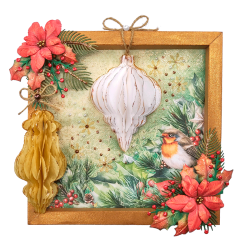 Elizabeth Craft Designs - Dies - Festive Ornaments / Festlige Julekugler