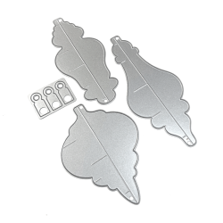 Elizabeth Craft Designs - Dies - Festive Ornaments / Festlige Julekugler