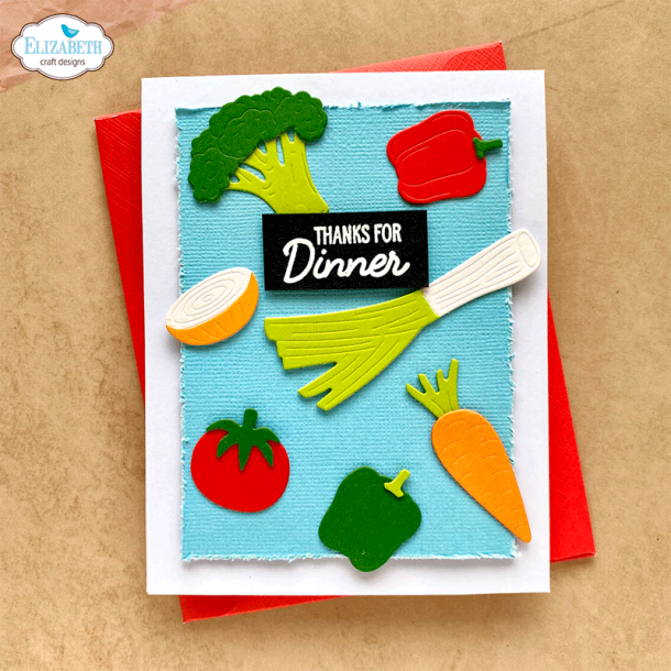 Elizabeth Craft Designs - Dies - Kogegryde med grntsager