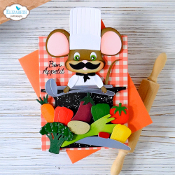 Elizabeth Craft Designs - Dies - Kogegryde med grntsager