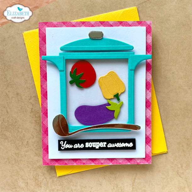 Elizabeth Craft Designs - Dies - Kogegryde med grntsager