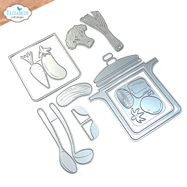 Elizabeth Craft Designs - Dies - Kogegryde med grntsager