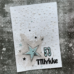 Design5 - 3D Embossingfolder A5 - Stjernehimmel