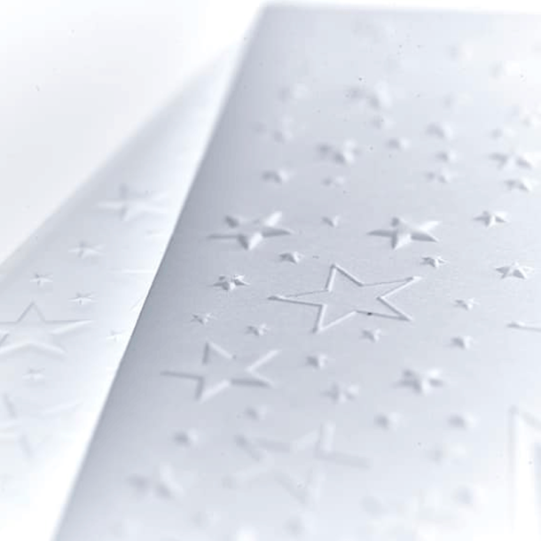 Design5 - 3D Embossingfolder A5 - Stjernehimmel