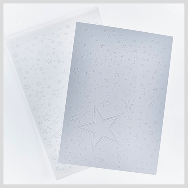 Design5 - 3D Embossingfolder A5 - Stjernehimmel