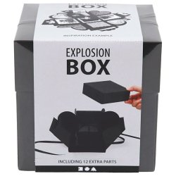 Explosion box / Eksplosionsske - Sort