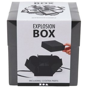 Explosion box / Eksplosions�ske - Sort