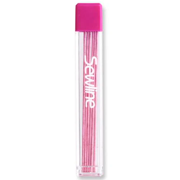 Sewline - Blystifter til tekstil - 0,9mm - Lyserd