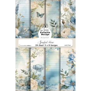 Felicita Design - Blok A6 - Joyful blue / Glad bl�