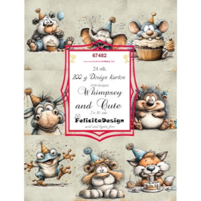 Felicita Design - Toppers - Whimpsey and Cute / Finurligt og nuttet