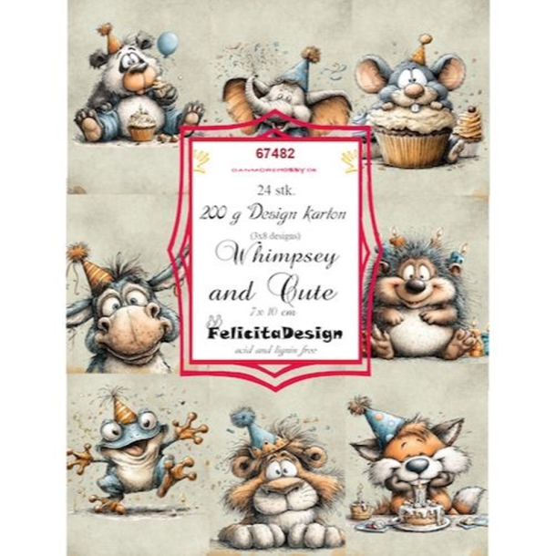 Felicita Design - Toppers - Whimpsey and Cute / Finurligt og nuttet