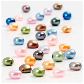 Ferskvandsperler - 5-6 mm