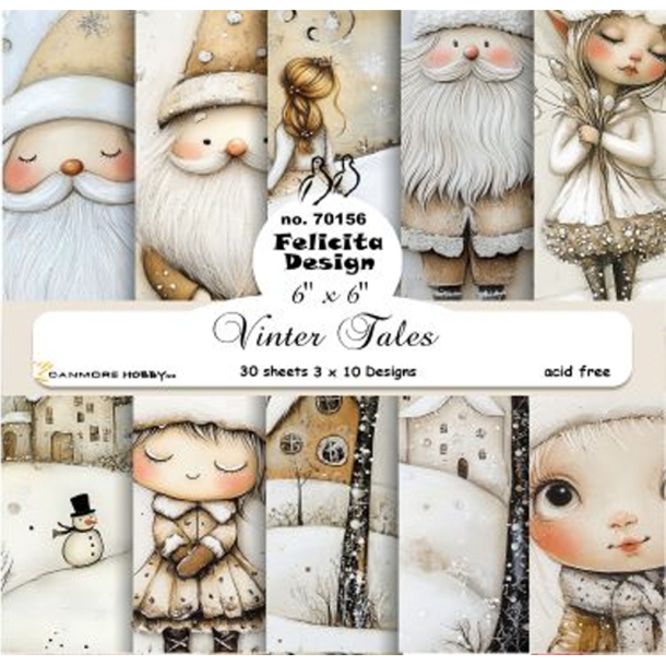Felicita Design - Blok 6'' - Winter Tales / Vinterfortllinger
