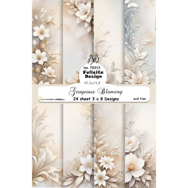 Felicita Design - Blok A6 - Gorgeous Bloming / Blomstrende sknhed