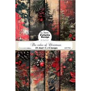 Felicita Design - Blok A6 - The color of Christmas / Farven af jul