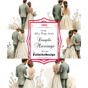 Felicita Design - Toppers - Couple Marriage / Brudepar