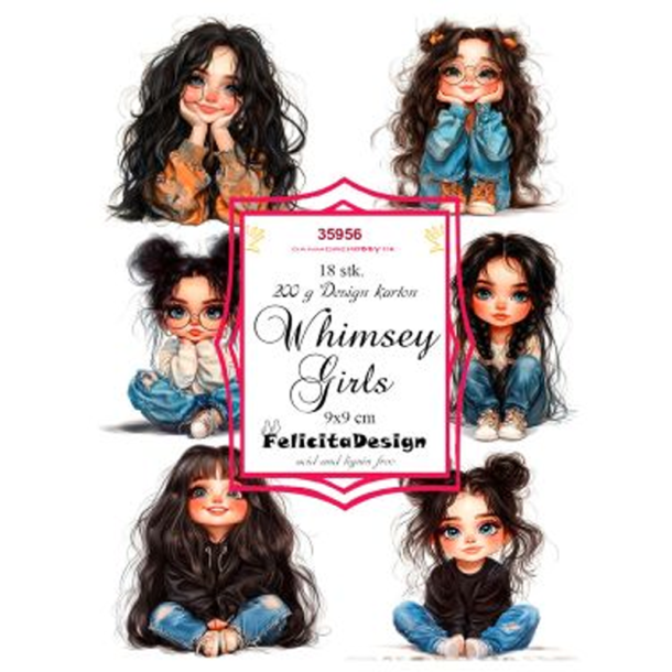 Felicita Design - Toppers - Whimsey Girls / Lunefulde piger