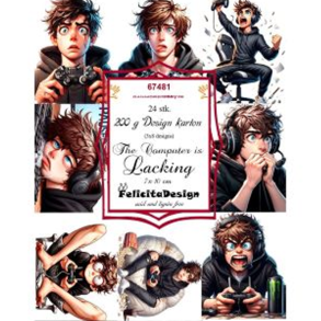 Felicita Design - Toppers - The Computer is Lacking / Gamer drenge