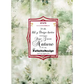 Felicita Design - Toppers - Sage Green Nature / Gr�n natur