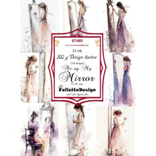 Felicita Design - Toppers - Me and my mirror / Piger og spejle
