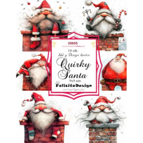 Felicita Design - Toppers - Quirky Santa / Skr julemand