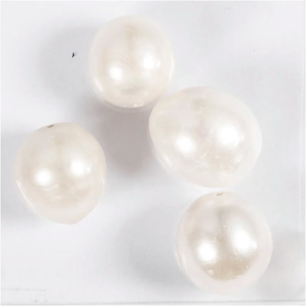 Ferskvandsperler - Perlemor - 4 stk