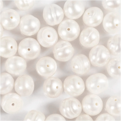 Ferskvandsperler - Perlemor - 40 stk