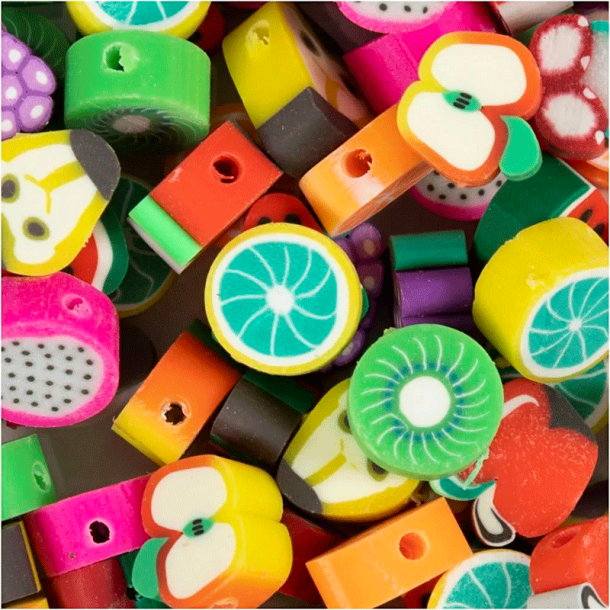 Figurperler - Frugt