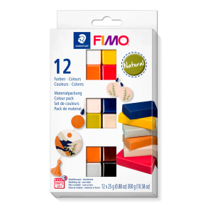 Fimo - Soft - Modellermasse - Sampak Naturlige farver