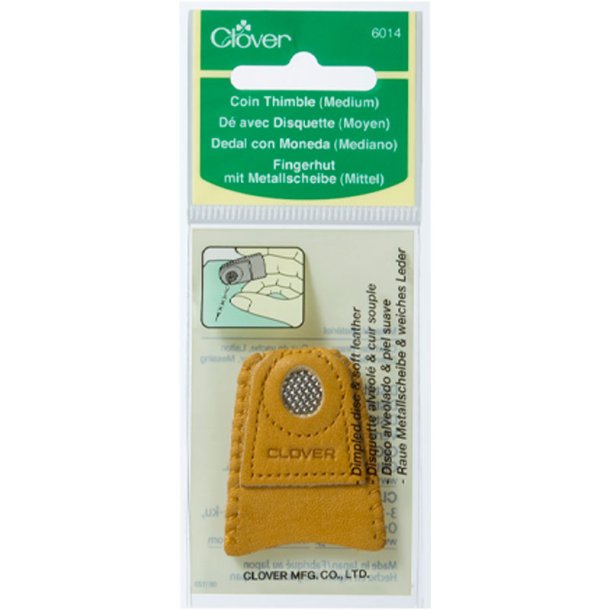Clover - Fingerbl - Lder Med Metal