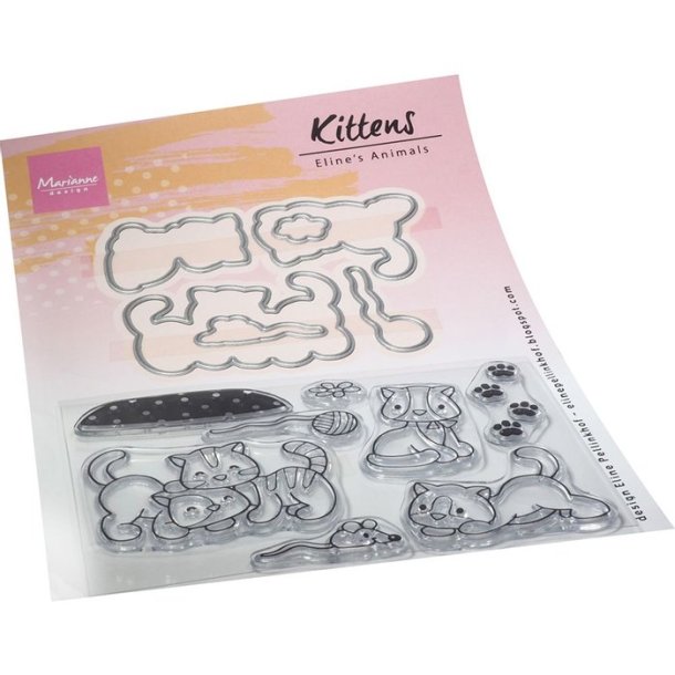 Marianne Design - Stempel + Die - Eline's Animals Kittens