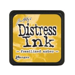 Distress Mini Ink Pad - Fossilized Amber