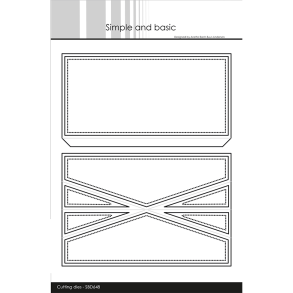 Simple and Basic - Die - Mini slim foldekort