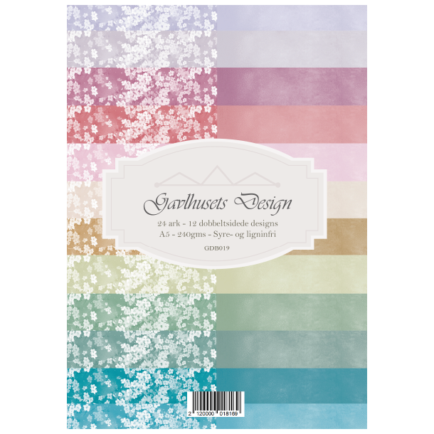 Gavlhusets Design - Blok A5 - Blomstereng - Stvet
