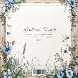 Gavlhusets Design - Blok 6'' - Bl / Brun