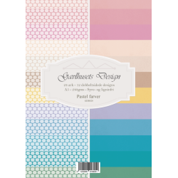 Gavlhusets Design - Blok A5 - Bobler - Pastel