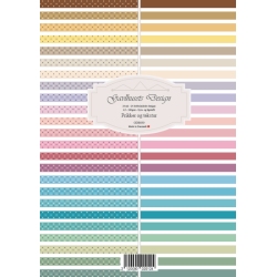 Gavlhusets Design - Blok A5 - Prikker 24 farver