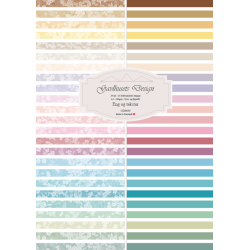 Gavlhusets Design - Blok A5 - Eng og Tekstur 24 farver